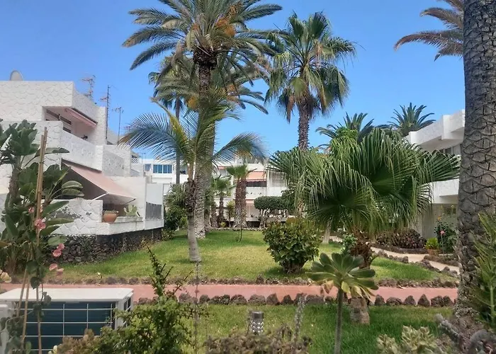 Tropical Garden View With Pool Costa Del Silencio