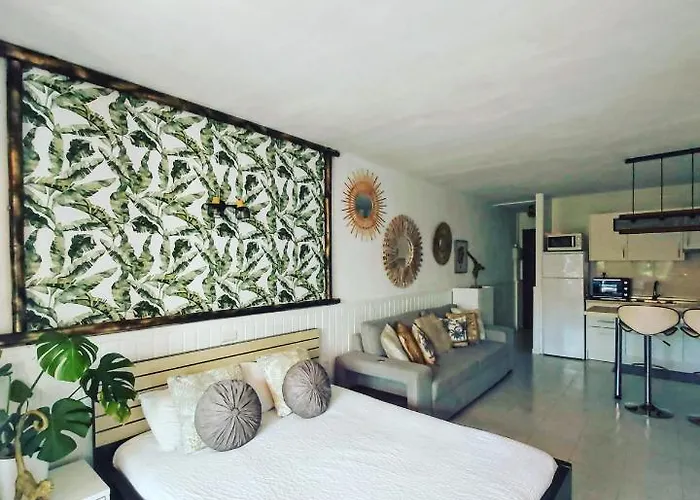 Tropical Garden View With Pool Apartamento Costa Del Silencio